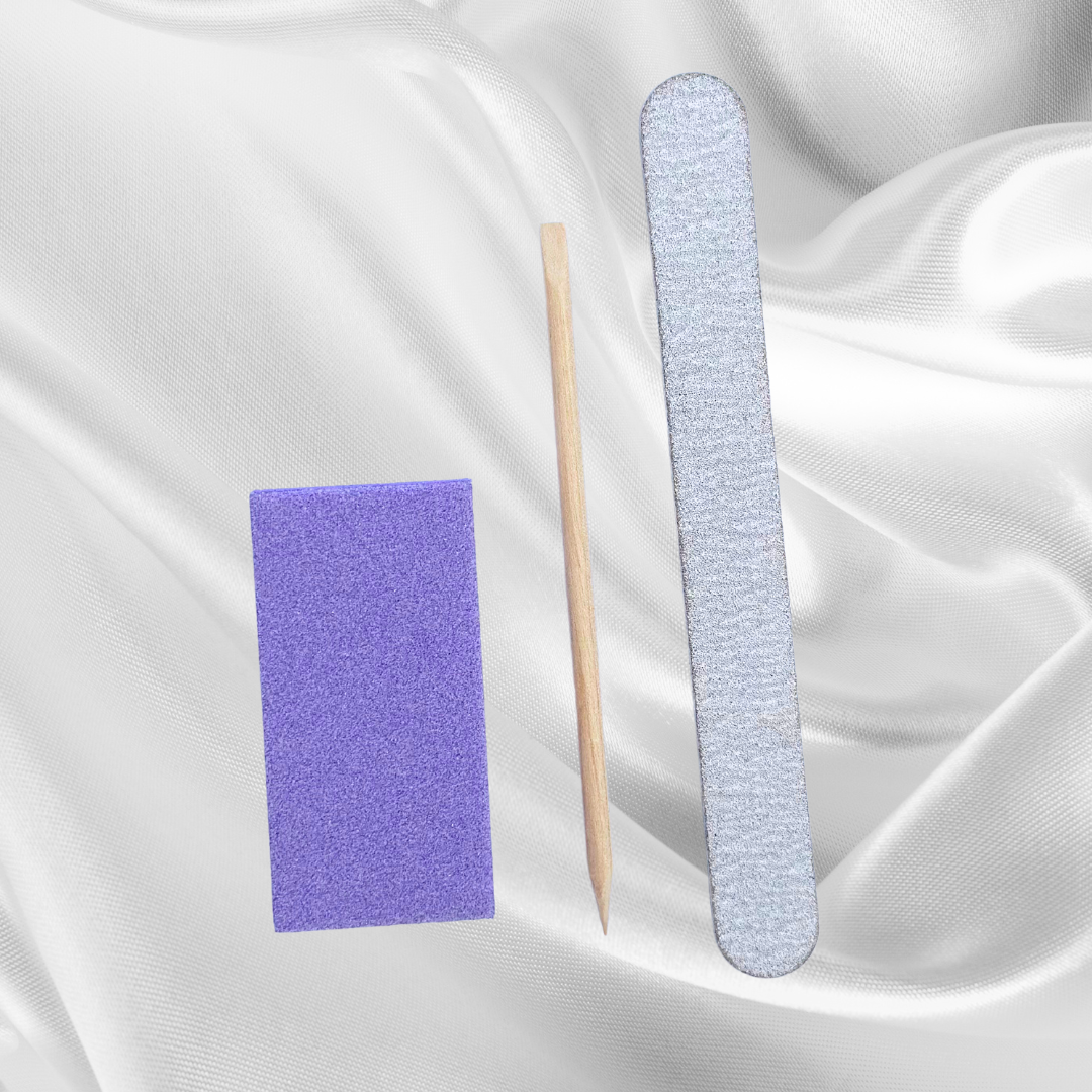 Buffer, File, Cuticle Pusher